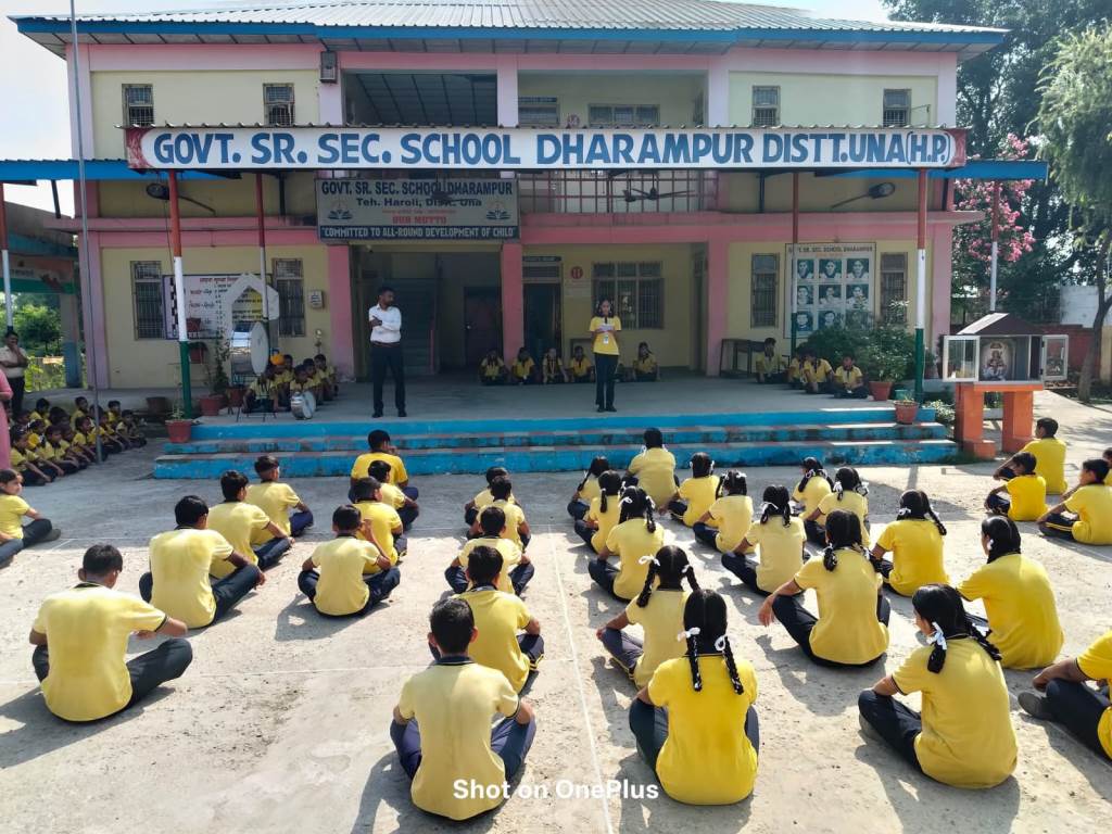 Speech Competition Held at Government Senior Secondary School Dharmpur on World Youth Skills Day